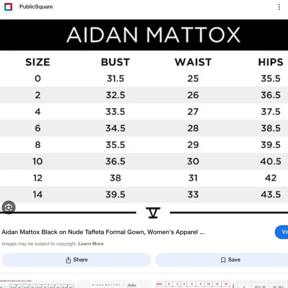 Aiden Mattox Black Gown - Picture 14 of 14